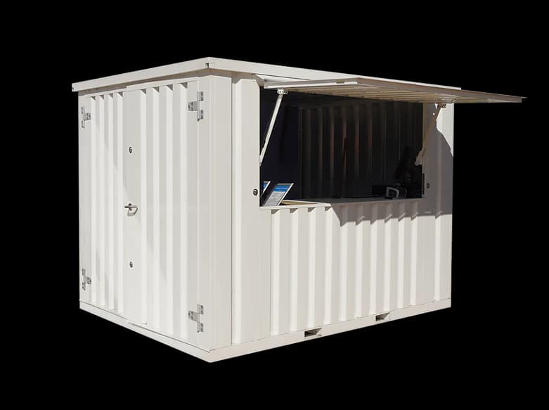 Container bar pliable 4 Ă 2 mĂštres Blanc RAL 9016
