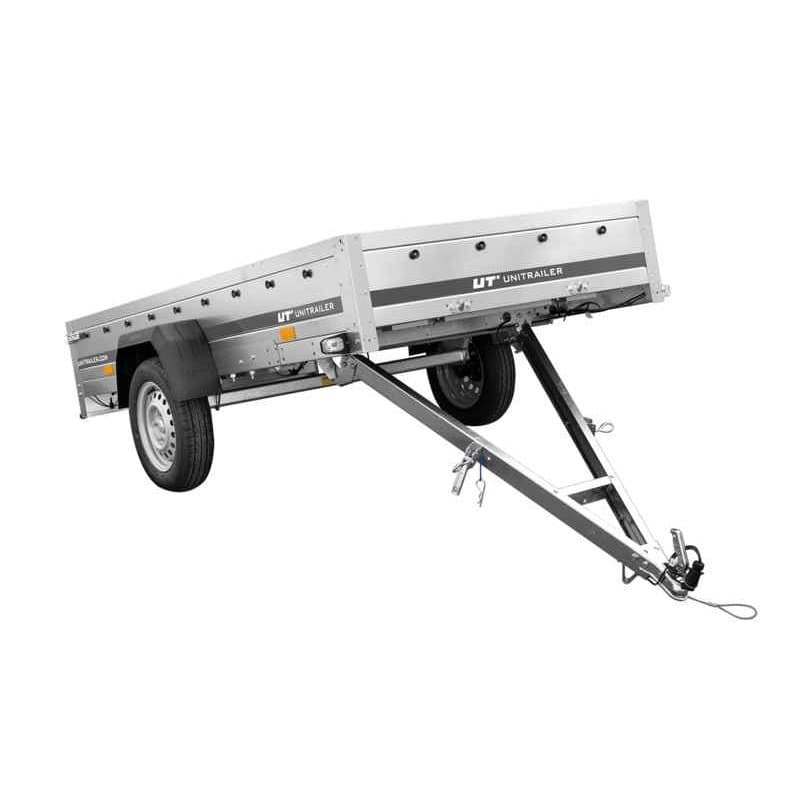 Remorque un essieu avec roue de support et châssis H-0 de la série de modèles Garden Trailer 264 KIPP