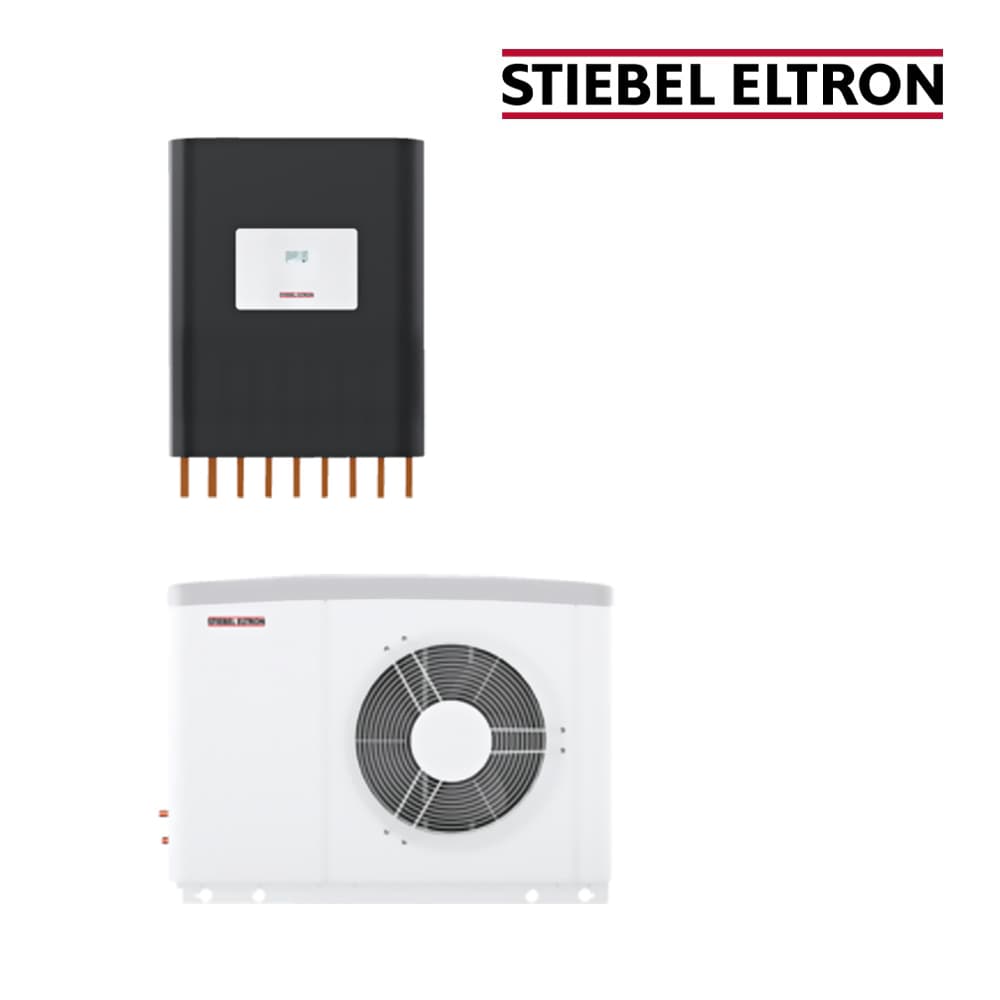 Stiebel Eltron WPL-A 07 HK 230 Premium hybrid Set, L/W-Wärmepumpe, inkl. HMH