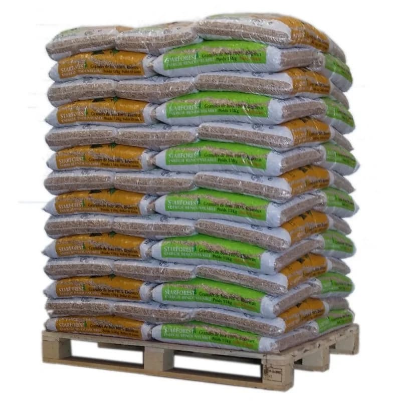 Pellets Starforest – Palette mit 70 Säcken à 15 kg