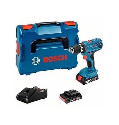 Bosch GSR 18V-21 Professional Akku-Bohrschrauber-Set 18,0 V, mit 2 Akkus
