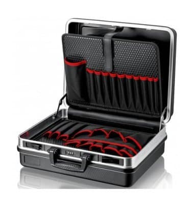 Knipex Werkzeugkoffer Basic 002105LE schwarz/rot 465x200x410mm leer