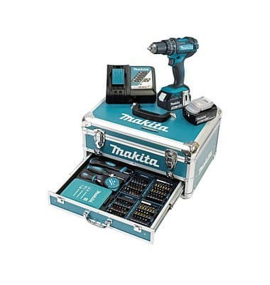 Makita DHP482RFX9 Akku-Schlagbohrschrauber-Set 18,0 V, mit 2 Akkus