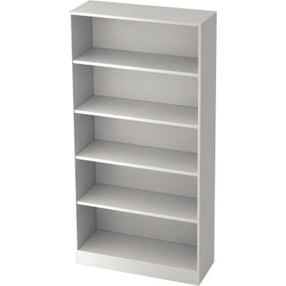 Hammerbacher - Regal Solid V6400/W 5OH 100x40x200,4cm weiß