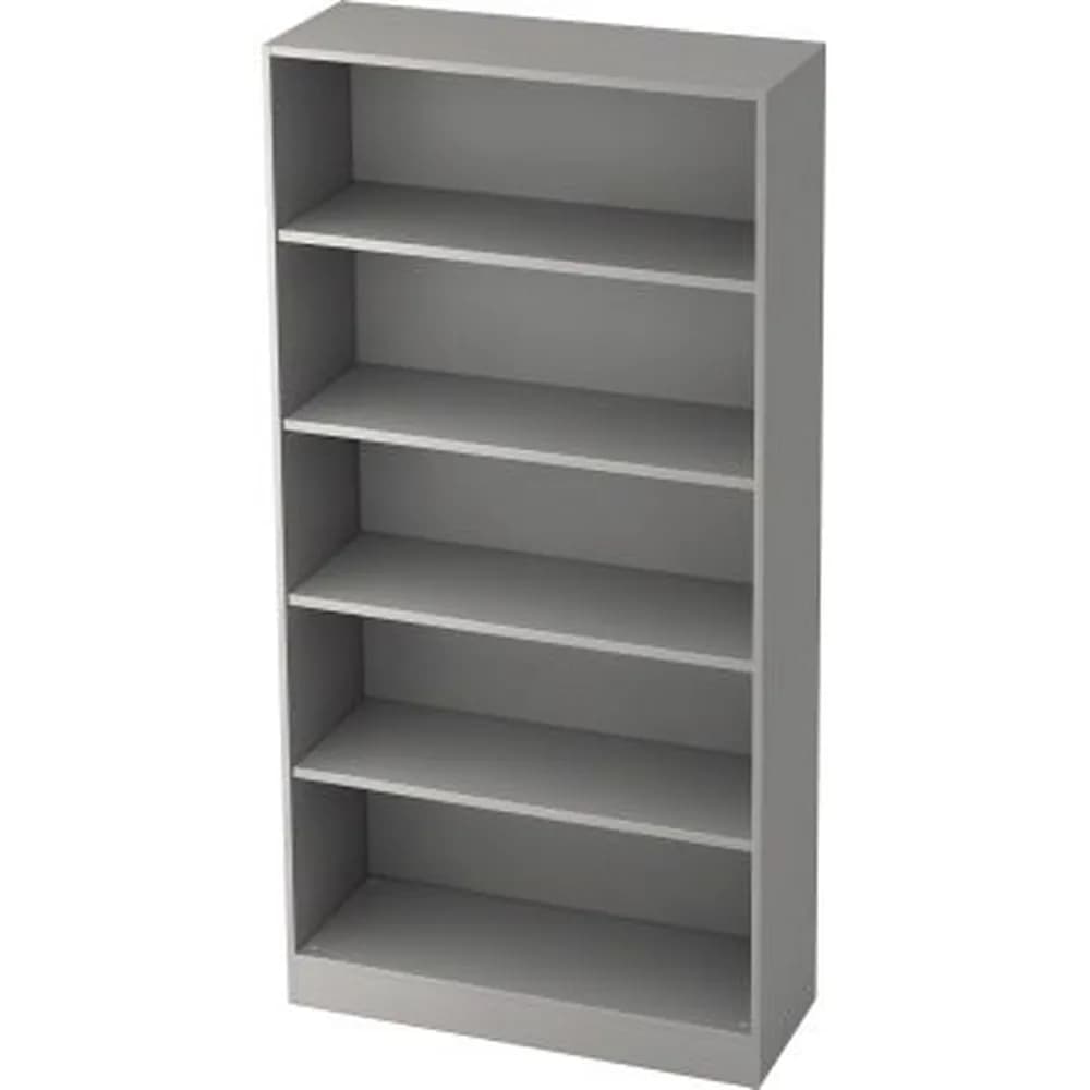 Hammerbacher - Regal Solid V6400/5 5OH 100x40x200,4cm grau
