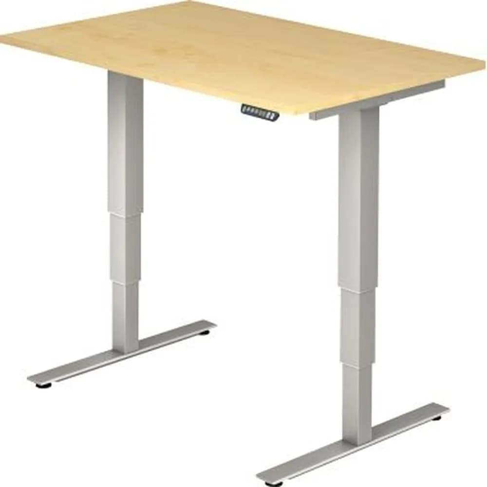 Hammerbacher - Schreibtisch VXDSM12/3/S 120x80cm ahorn