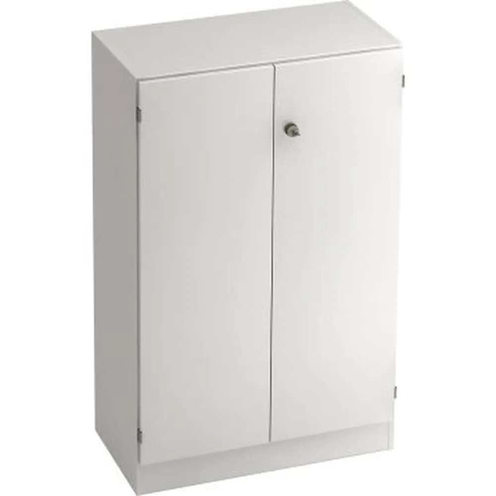 Hammerbacher - Flügeltürenschrank V6550/W/W/SG 3OH weiß/weiß