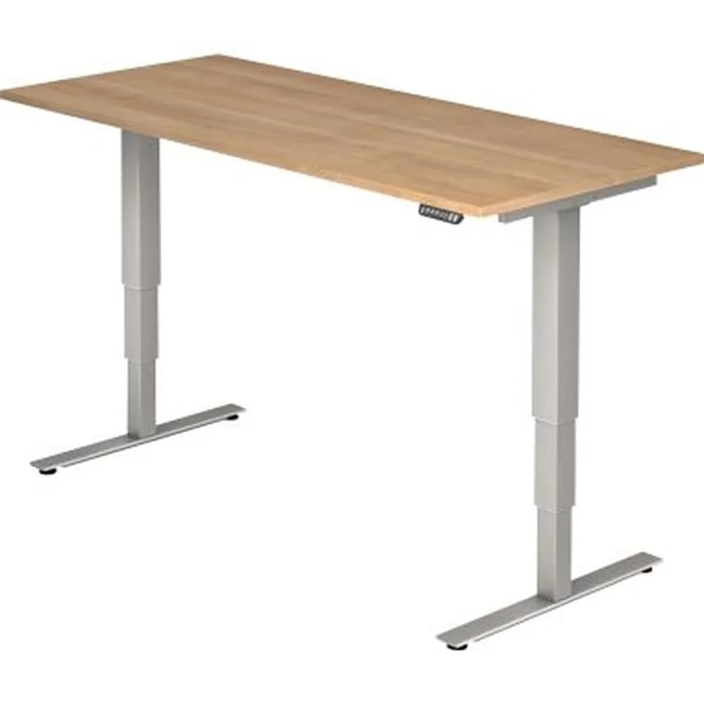 Hammerbacher - Schreibtisch VXDSM19/N/S 180x80cm nußbaum