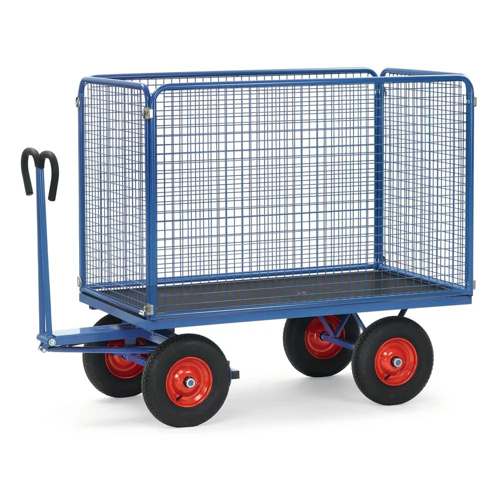 fetra® - Handpritschenwagen 6443L, Luftreifen, Tragkraft 700kg