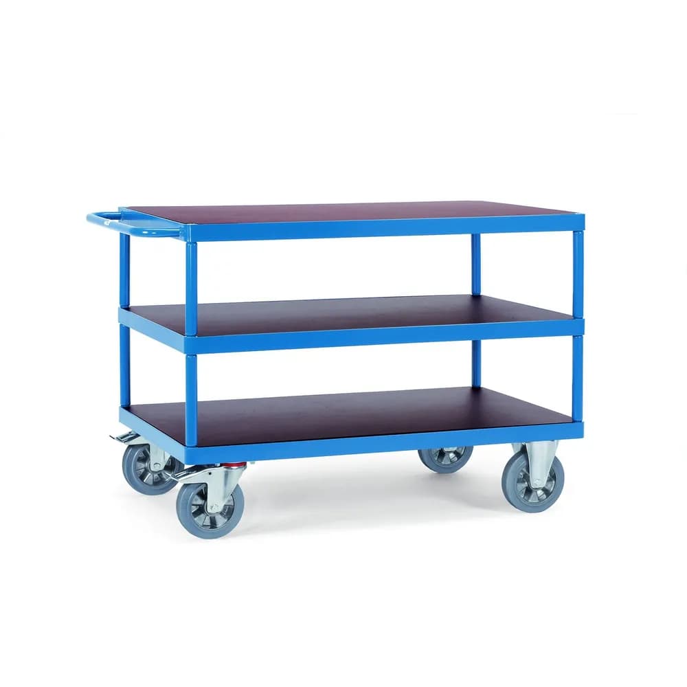 fetra® - Tischwagen 12425, 3 Ebenen, Tragkraft 1.200kg