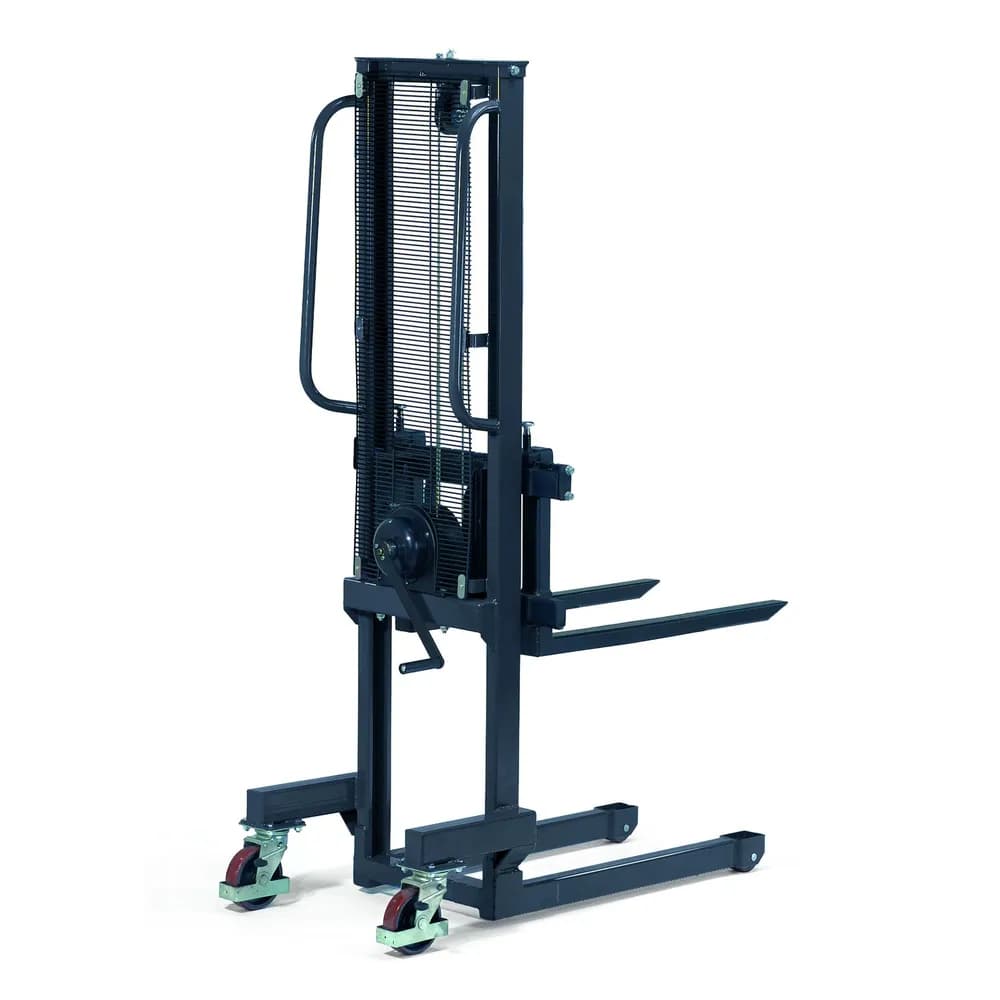 fetra® - Handwinden-Stapler 6851, Hubhöhe 1.560mm, Tragkraft 250kg