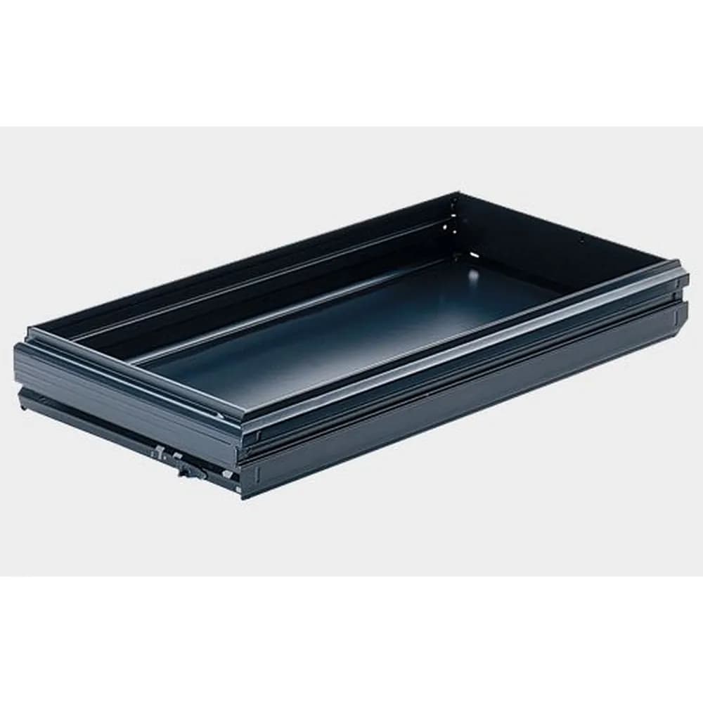 HETTICH - Büroschrank-Stahlschubkasten, Systema Top 2000 1054815, Stahl schwarz