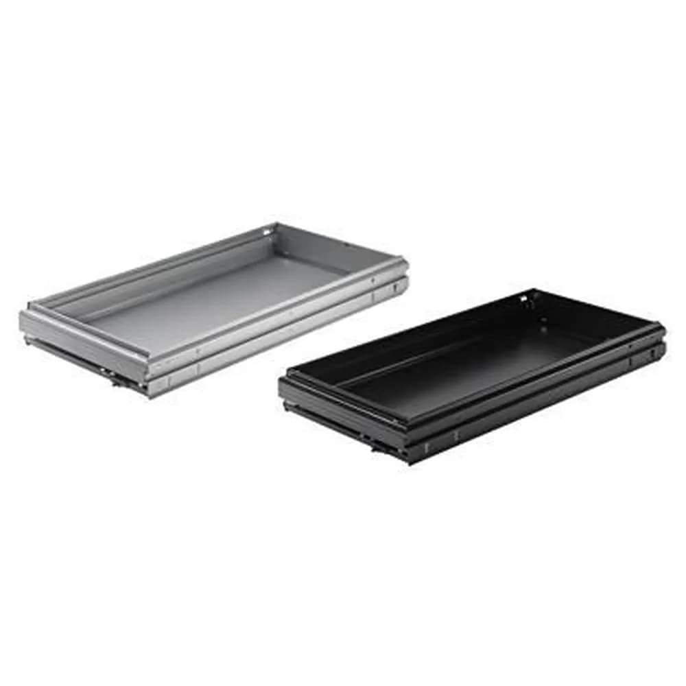HETTICH - BĂŒroschrank-Stahlschubkasten, Systema Top 2000 9011925, Stahl aluminiumoptik