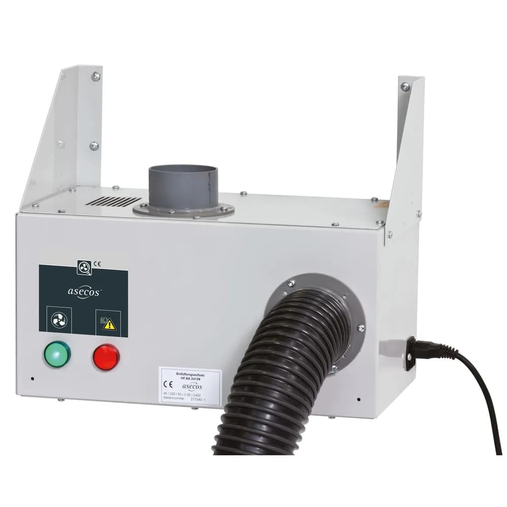 asecos® - Entlüft.modul HF.EA.15575 m Abluftü.wach EX II 3/- G Ex c IIC T4 Int Druckdo