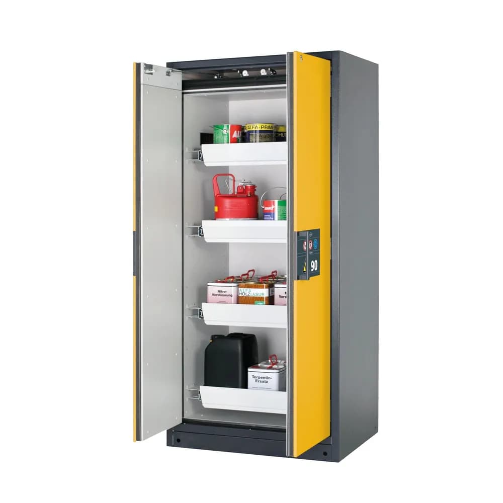 asecos® - Sicherheitsschrank Q90 RAL 7016/RAL 1004 4AZ1BW.S Stahlblech