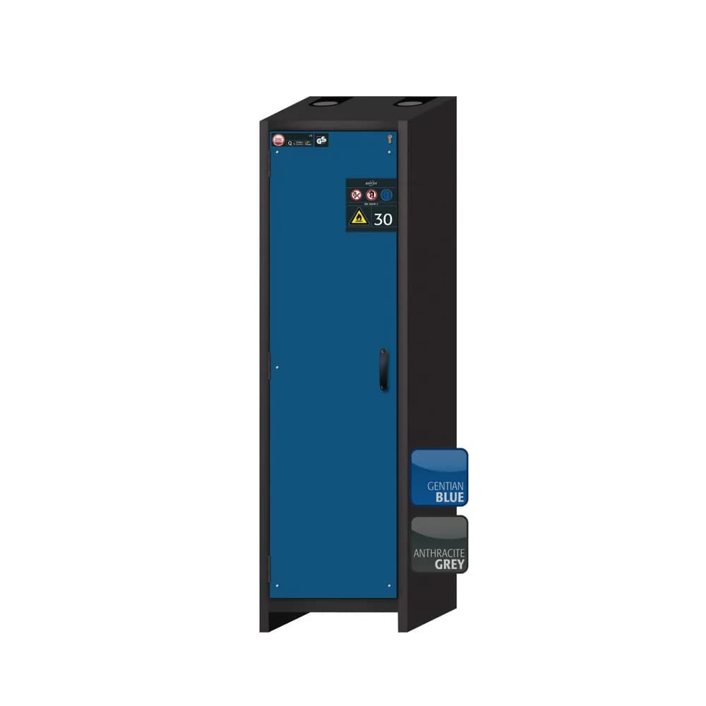 asecos® - Sicherheitsschrank Q30 /RAL 5010 3FB1LB1BW Stahlblech