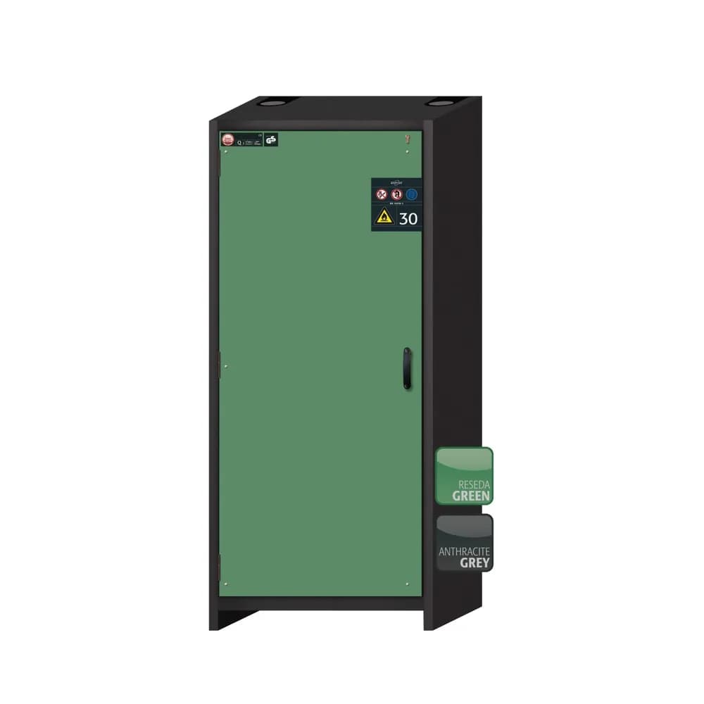 asecos® - Sicherheitsschrank Q90 /RAL 6011 3FB1LB1BW Stahlblech