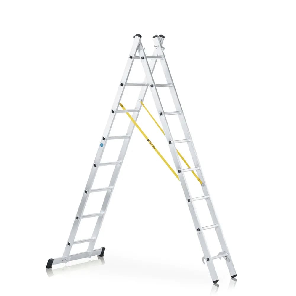 ZARGES - Mehrzweckleiter 2 x 16 Sprossen, L 8.310mm, AH 9.000mm