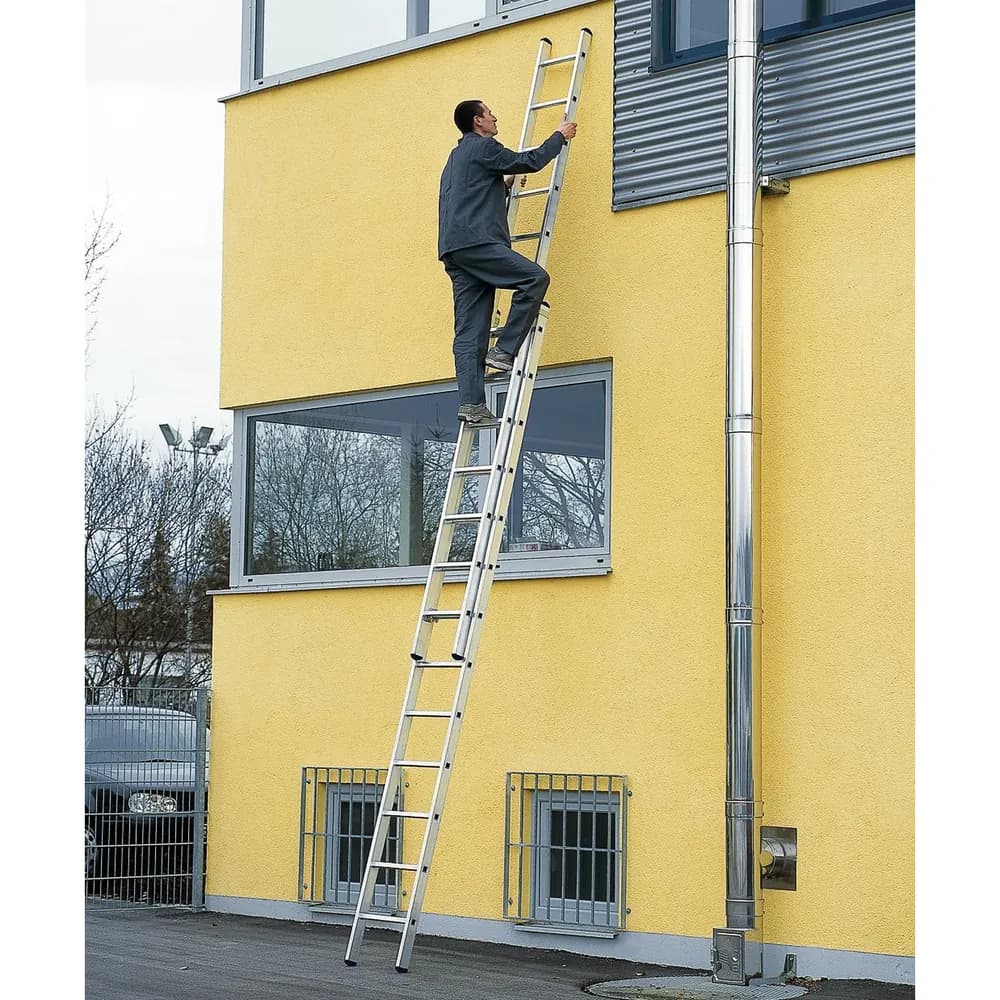 ZARGES - Schiebeleiter 2 x 16 Sprossen, L eingef. 4.700mm, L ausgef. 8.330mm