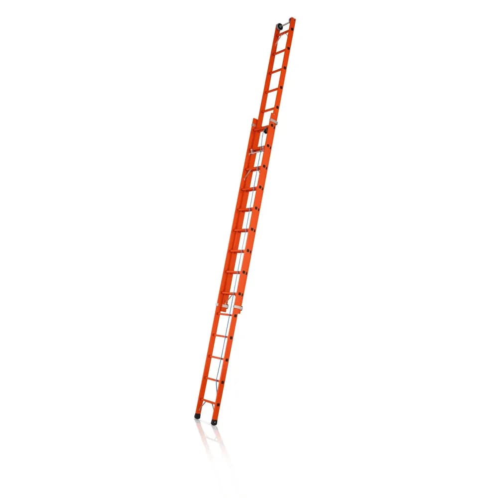 ZARGES - Seilzugleiter GFK, 2 x 16 Spr., L ausgef. 4.640mm, L eingef. 8.000mm