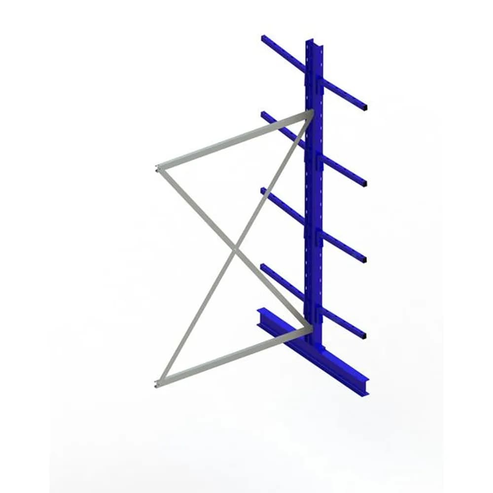 META® - Krag.reg.An.f.zweis.2x4A.2500x1300x1000 H Fuß 120 RAL 5010 10 E 2600kg 175kg/A.