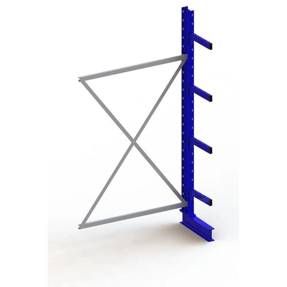 META® - Krag.reg.An.f.eins.4A.2500x1300x400 H Fuß 140 RAL 5010 5 E 2500kg 535kg/A.