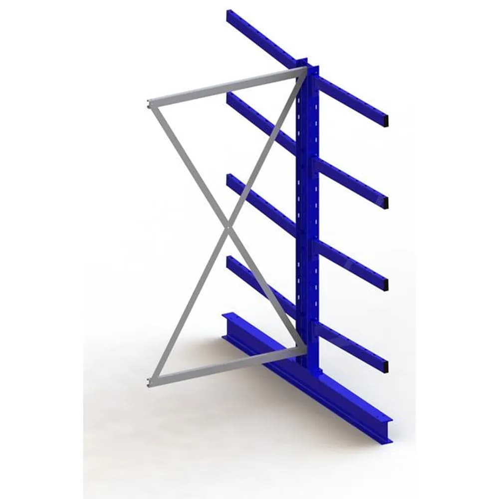 META® - Krag.reg.An.f.zweis.2x4A.2000x1000x1600 H Fuß 140 RAL 5010 10 E 3300kg 250kg/A.