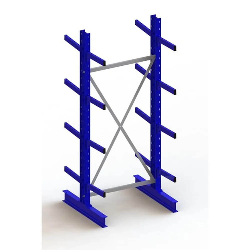 META® - KR Grundregal IPE140 doppelseitig 2500 x 1000 x 800 RAL 5010 je 8 Kragarme