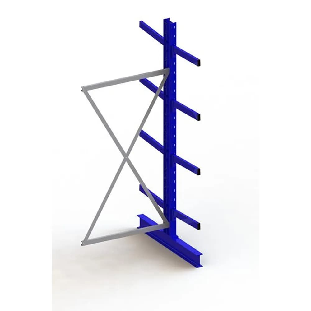META® - Krag.reg.An.f.zweis.2x4A.2500x1000x1000 H Fuß 140 RAL 5010 10 E 4400kg 430kg/A.