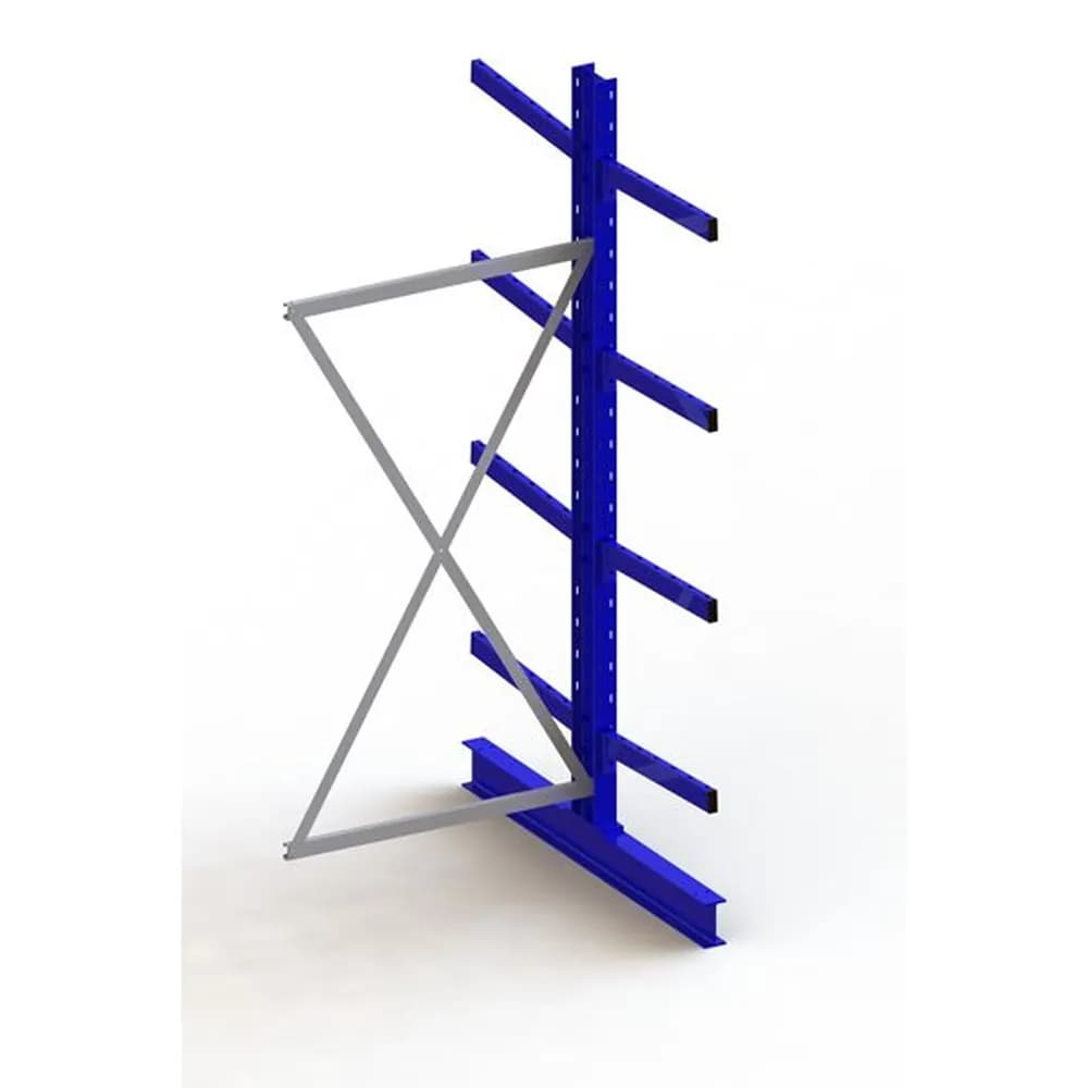 META® - Krag.reg.An.f.zweis.2x4A.2500x1000x1200 H Fuß 140 RAL 5010 10 E 3800kg 355kg/A.