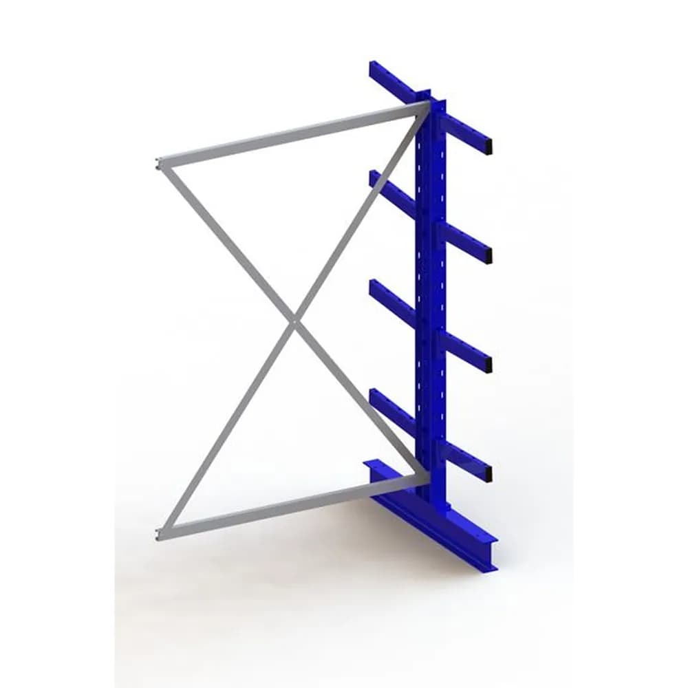 META® - Krag.reg.An.f.zweis.2x4A.2000x1300x800 H Fuß 140 RAL 5010 10 E 5760kg 535kg/A.