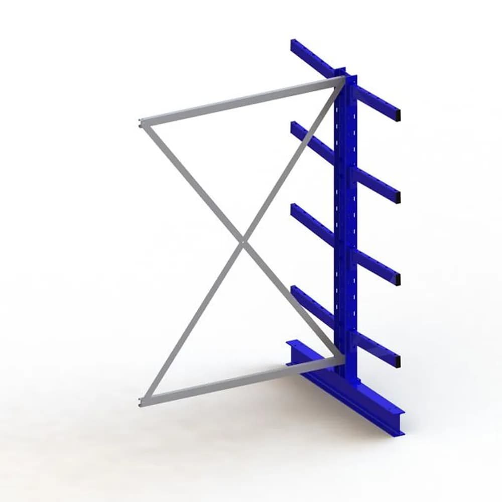 META® - Krag.reg.An.f.zweis.2x4A.2000x1300x1000 H Fuß 140 RAL 5010 10 E 4680kg 430kg/A.