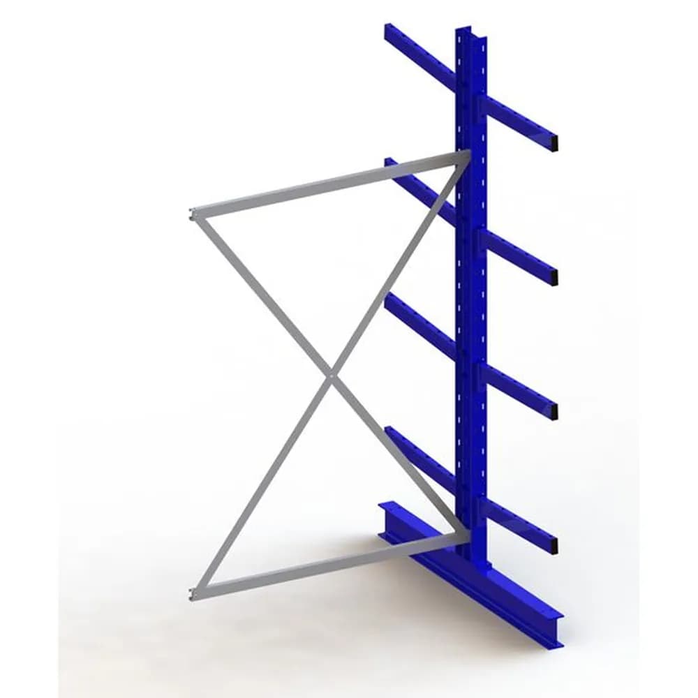 META® - Krag.reg.An.f.zweis.2x4A.2500x1300x1200 H Fuß 140 RAL 5010 10 E 3800kg 355kg/A.