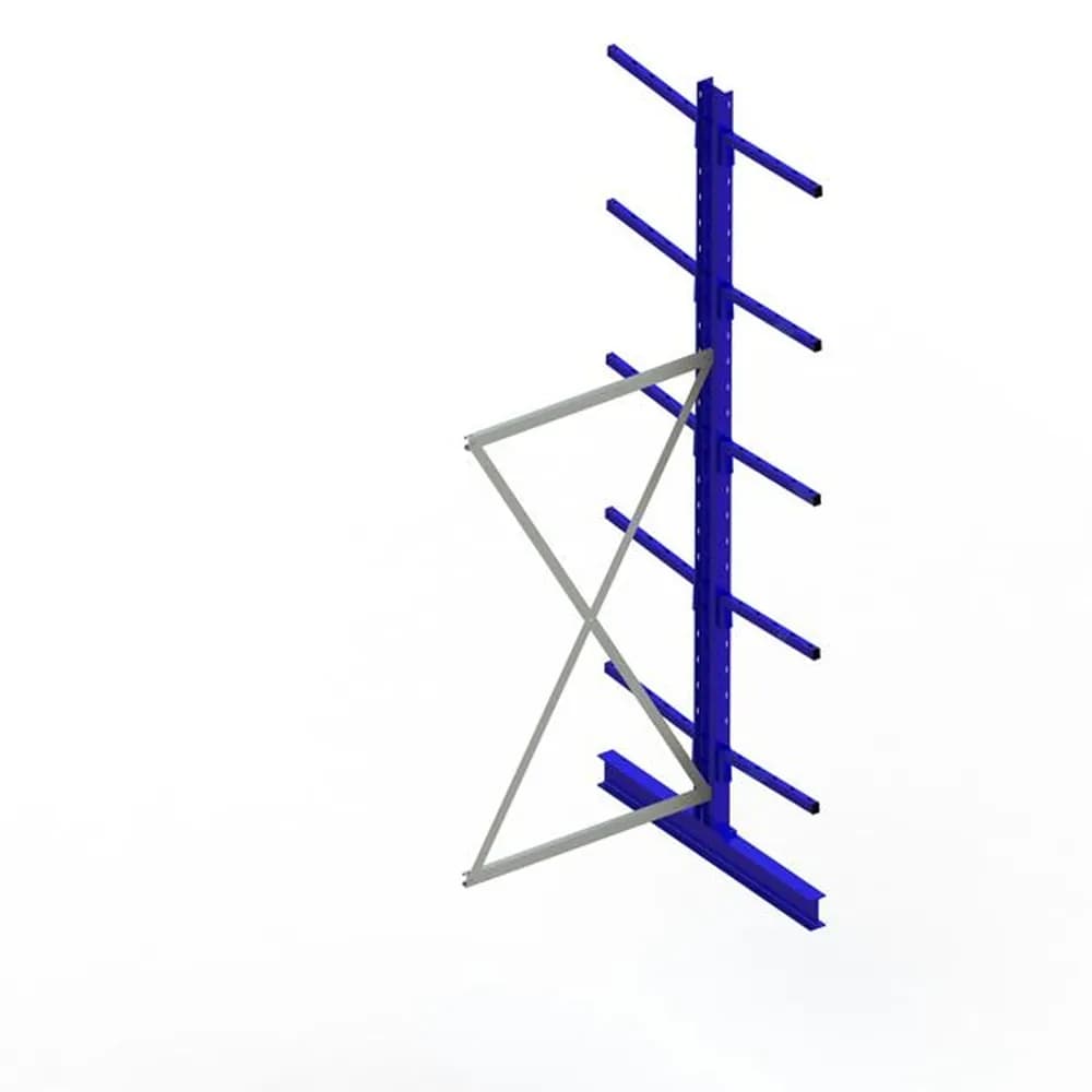 META® - Krag.reg.An.f.zweis.2x5A.3000x1000x1000 H Fuß 120 RAL 5010 12 E 2400kg 175kg/A.