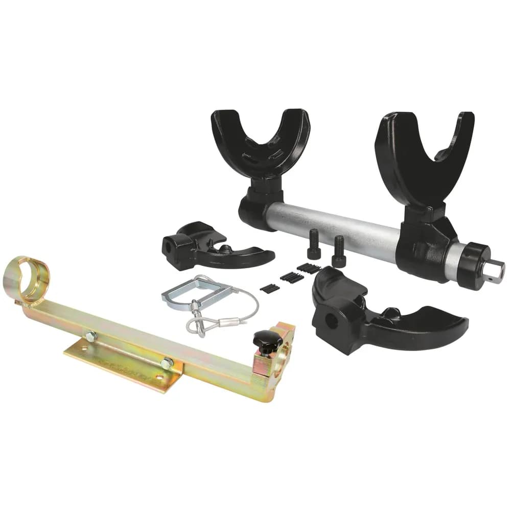 KSTOOLS® - Universal Federspanner mit Fangseil und Schraubstockhalter