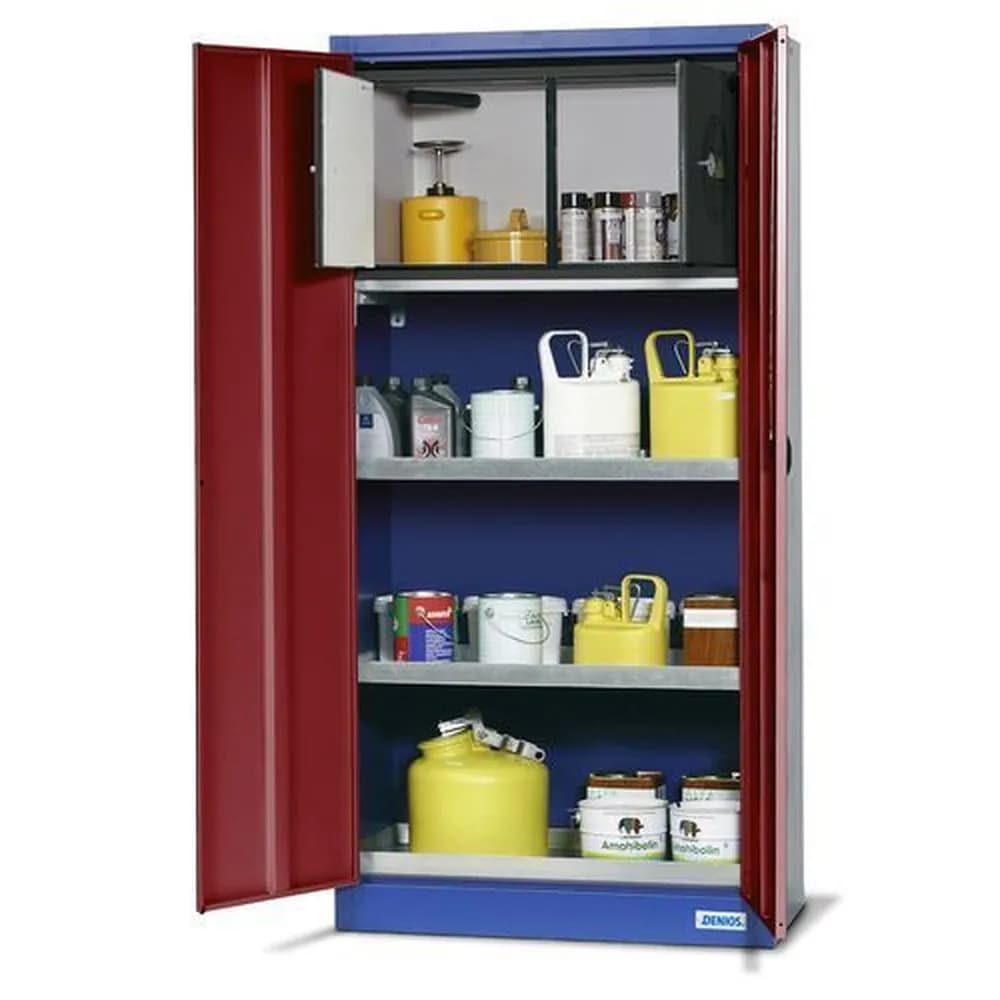 asecos® - Umweltschrank UWS 19 P mit 3 Böden gemäß Stawa-R und Sicherheitsbox