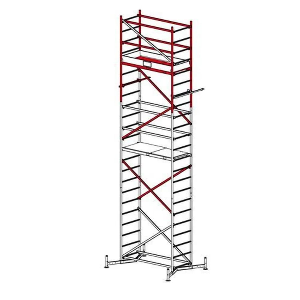 KRAUSE® - Arbeitsgerüst aus Aluminium, 2. Aufstockung