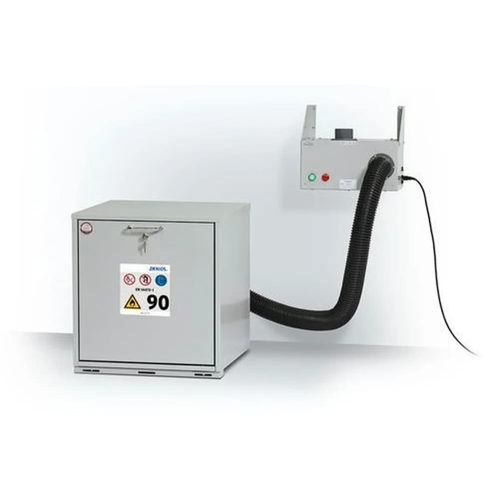 asecos® - asecos Entlüftungsaufsatz für Unterbauschränke mit Überwachung und Alarmkontakt zur Wandmontage