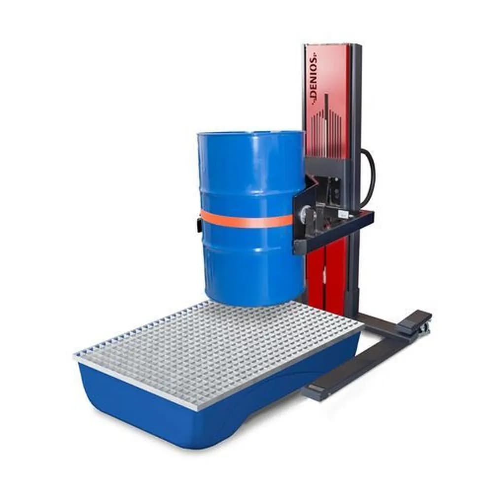 Secu - Fassheber Secu Ex, Fasswender 360°, 60- bis 220-l-Fässer, Fahrwerk breit, Hubhöhe 0-1430 mm, ATEX