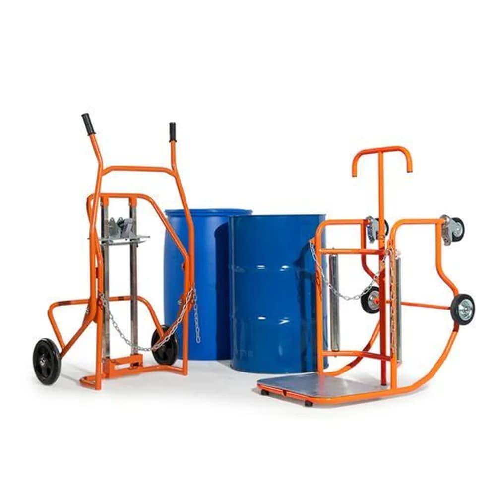 Secu - Set mit Fasskarre Secu Comfort und Fasskipper Secu Plus, für Stahl-/ Kunststofffässer