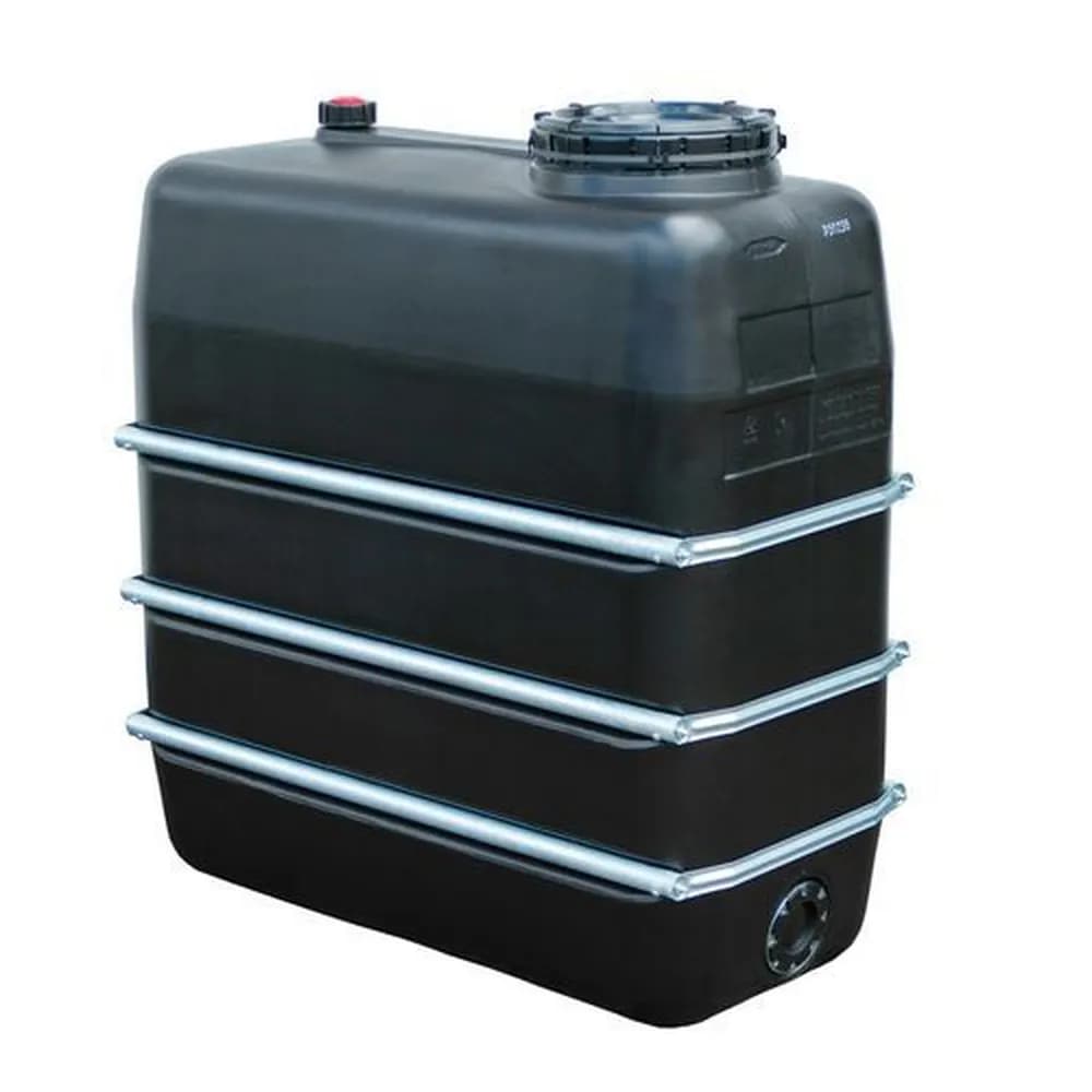 GRAF® - Chemikalientank aus Polyethylen (PE), 1.500 Liter Volumen, schwarz