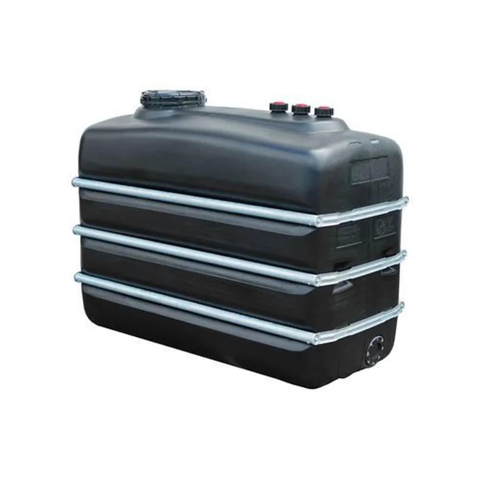 GRAF® - Chemikalientank aus Polyethylen (PE), 3.000 Liter Volumen, schwarz