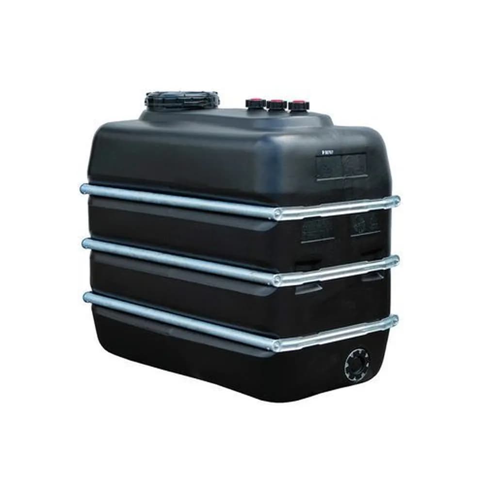 GRAF® - Chemikalientank aus Polyethylen (PE), 2.500 Liter Volumen, schwarz