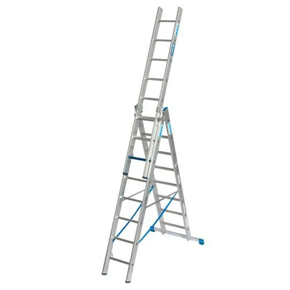 KRAUSE® - Vielzweckleiter gemäß TRBS 2121, Aluminium, 3 x 8 Sprossen/Stufen