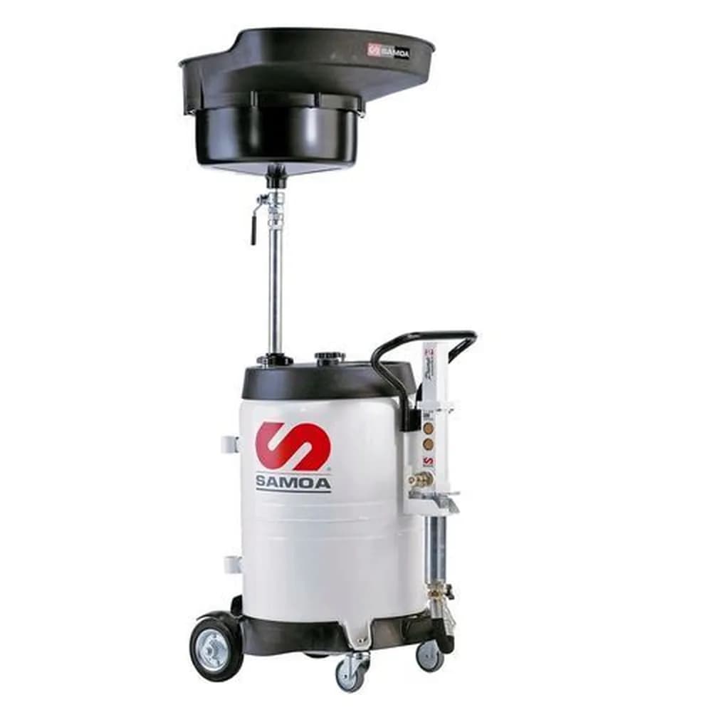 SAMOA-HALLBAUER - Fahrbarer Altölsammler, mit Sammeltrichter, 100 Liter, mit Absaugpumpe