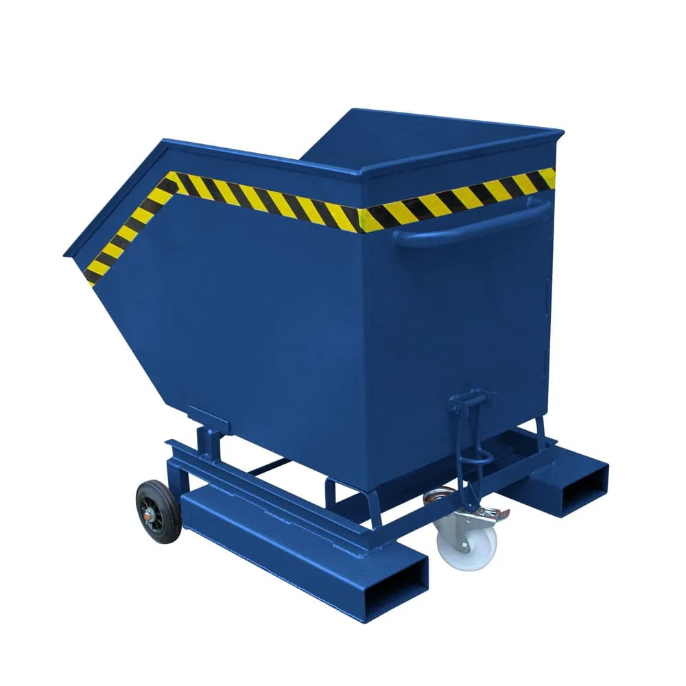 Eichinger® - Kastenwagen mit Rollen und Einfahrtaschen, 300 kg, 500 Liter, enzianblau
