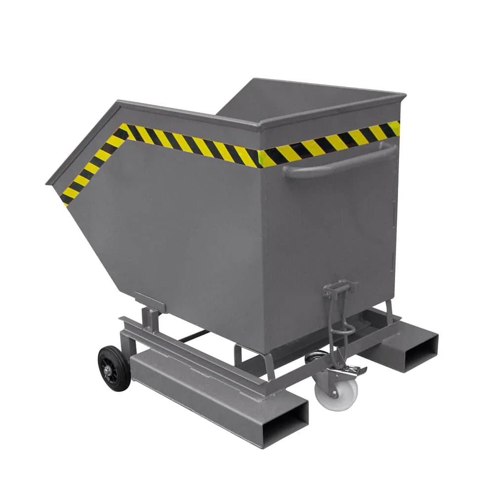 Eichinger® - Kastenwagen mit Rollen und Einfahrtaschen, 300 kg, 500 Liter, anthrazitgrau