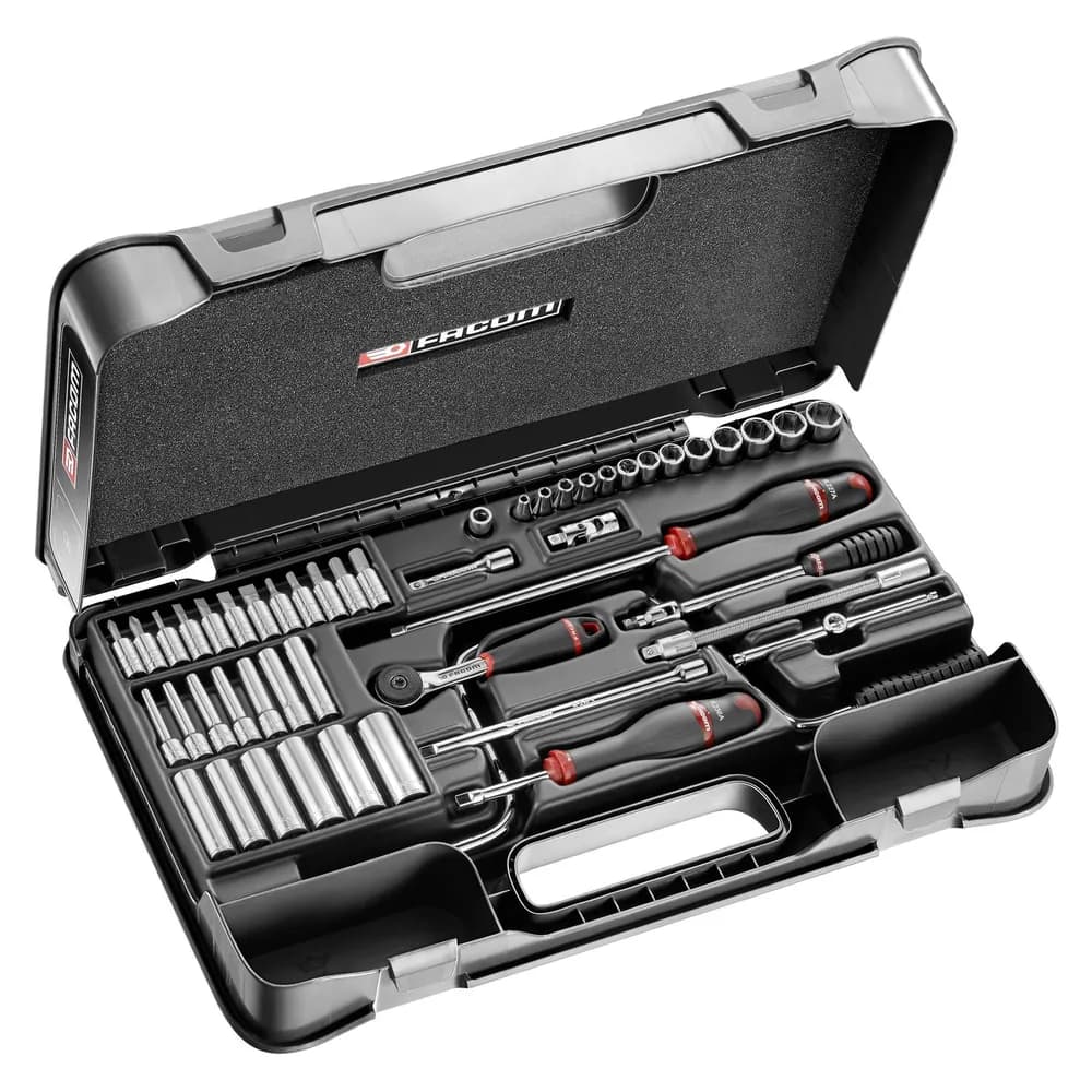 Facom - Steckschlüssel-Set 1/4" R.161B, 61-teilig R.450BP