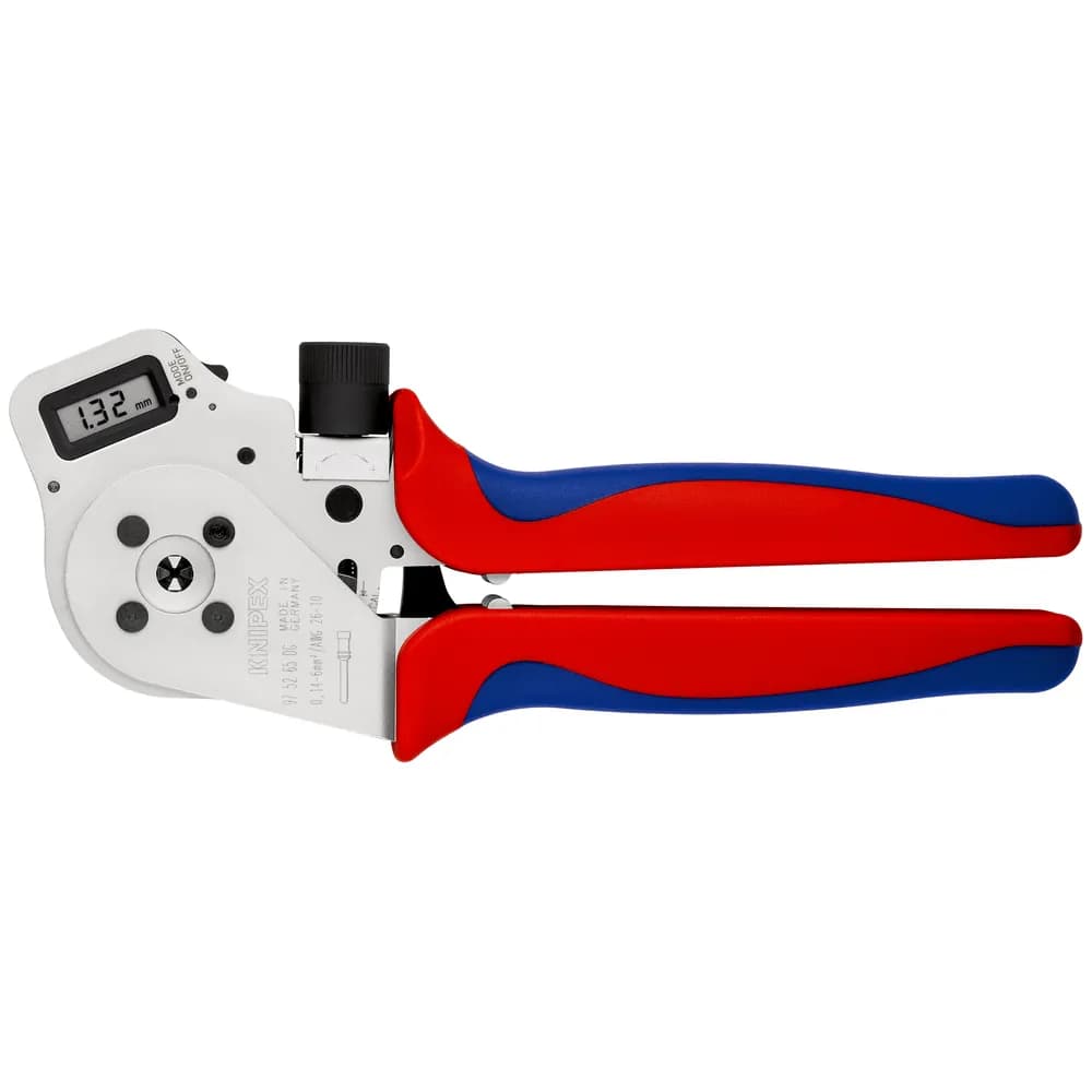 KNIPEX® - 97 52 65 DG Vierdornpresszange gedrehte Kontakte, Mehrkomponenten-Hüllen 250mm