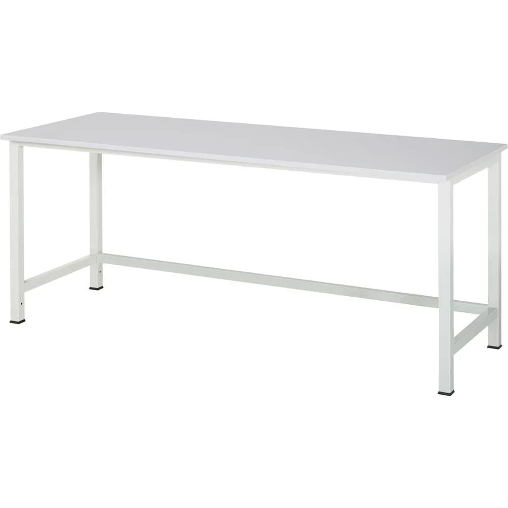 RAU. - Werktisch Modell 900, EGB-Melamin-Platte, 2000 x 800 x 825mm